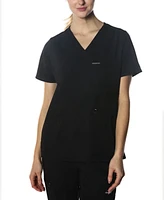 Members Only Women's Palermo 4-Pocket Scrub Top