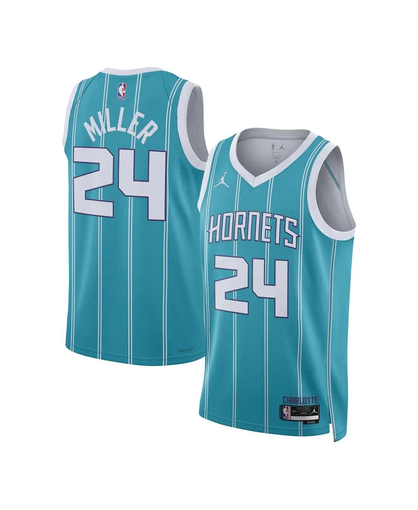 Men's and Women's Nike Brandon Miller Teal Charlotte Hornets 2023 Nba Draft Swingman Jersey - Icon Edition