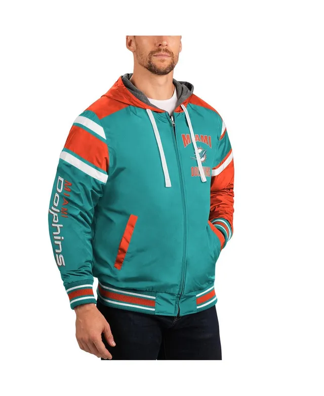 Men's G-III Sports by Carl Banks Black/Gray San Francisco Giants Southpaw Reversible Raglan Hoodie Full-Zip Jacket Size: Medium