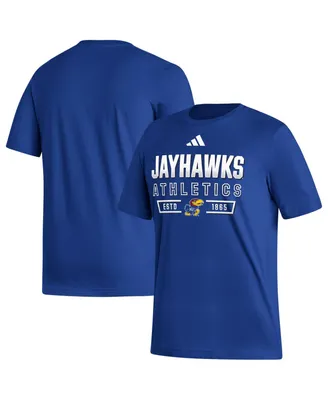 Men's adidas Royal Kansas Jayhawks Head of Class Fresh T-shirt