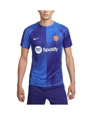 Men's Nike Blue Barcelona 2023/24 Academy Pro Pre-Match Top