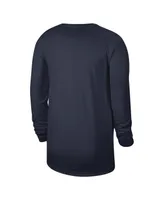 Men's and Women's Nike Navy Memphis Grizzlies 2023/24 Legend On-Court Practice Long Sleeve T-shirt