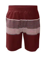 Men's G-iii Sports by Carl Banks Burgundy Philadelphia Phillies Coastline Volley Swim Shorts