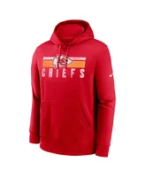 Men's Nike Red Kansas City Chiefs Club Fleece Pullover Hoodie