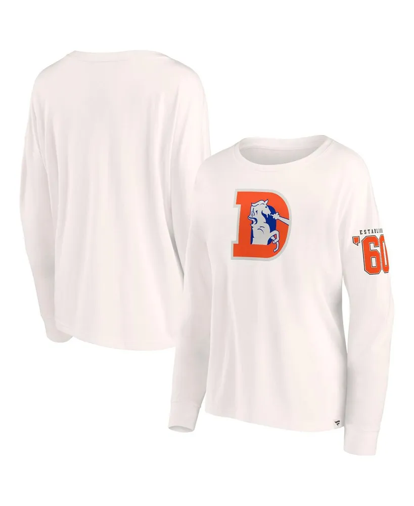 Women's Fanatics Branded White Chicago Bears Sunday Best Lace-Up T-Shirt