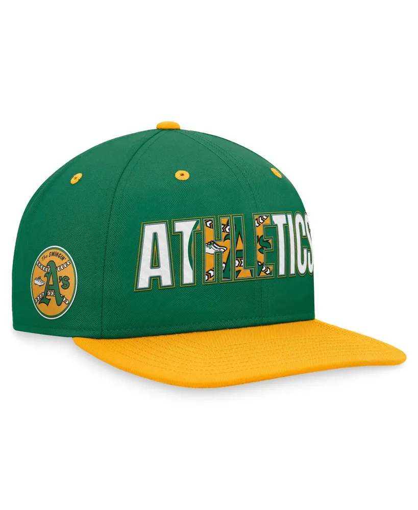 Nike Men's Nike Green Oakland Athletics Cooperstown Collection Pro Snapback  Hat