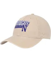 Men's Top of the World Khaki Northwestern Wildcats Slice Adjustable Hat