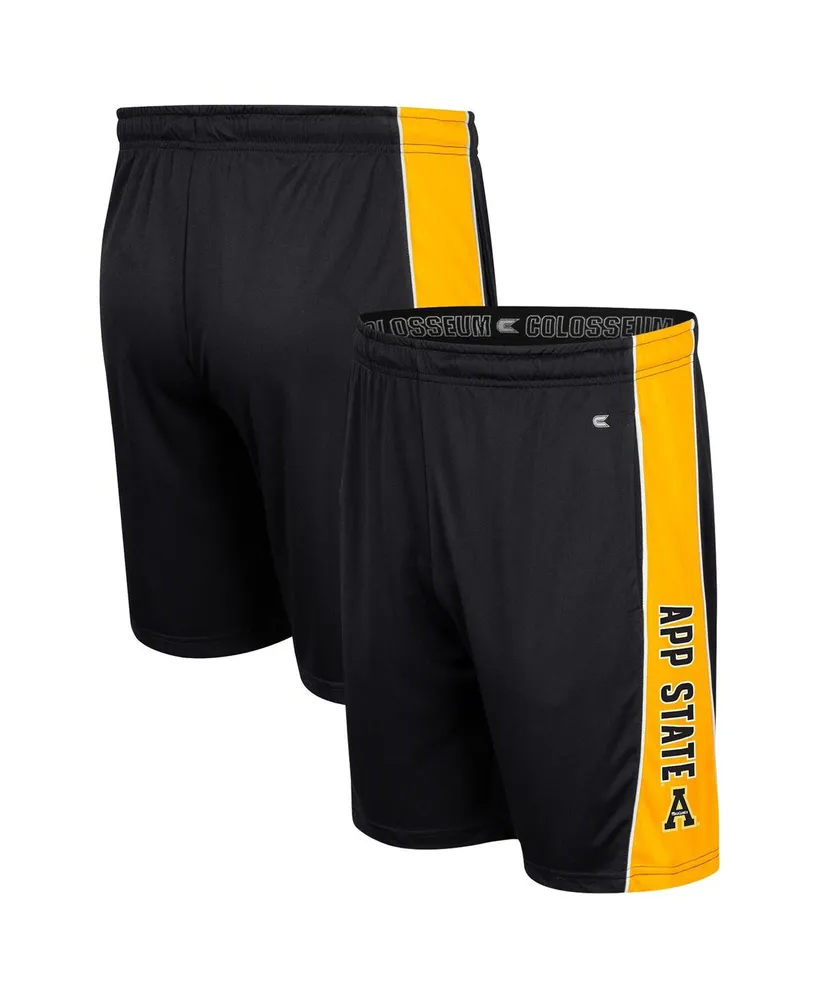 Men's Colosseum Black Appalachian State Mountaineers Panel Shorts