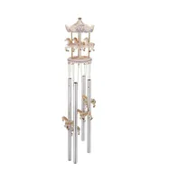 23" Long Round Top Carousel Wind Chime