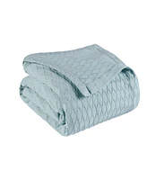 Superior Diamond Pattern All Season Woven Cotton Blanket