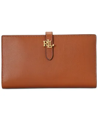 Lauren Ralph Lauren Logo Leather Bifold Wallet