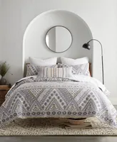 Levtex Etrada Striped Embroidered Decorative Pillow, 14" x 32"