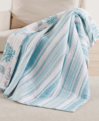 Levtex Cape Coral Reversible Quilted Throw, 50" x 60"