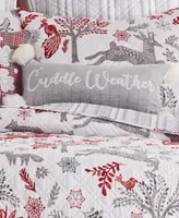 Levtex Winterland Cuddle Weather Decorative Pillow, 12" x 24"