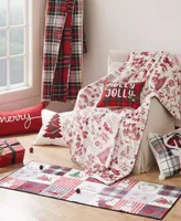 Levtex Spencer Red Plaid Reversible Quilted Throw, 60" x 50"