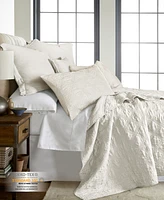 Levtex Washed Linen Relaxed Textured Quilted Sham, King