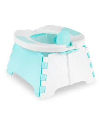 Jool Baby Baby Portable Potty Training Chair with Travel Bag, Foldable, Indoor/Outdoor Use, Camping, Includes 30 Replacement Bags - Unisex