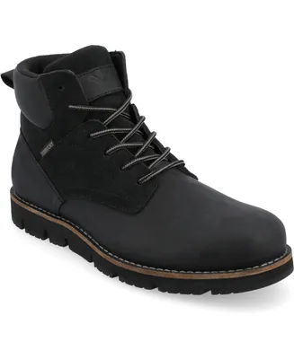 Territory Men's Range Tru Comfort Foam Plain Toe Lace-up Ankle Boots
