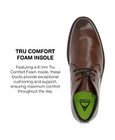 Vance Co. Men's Linus Tru Comfort Foam Plain Toe Lace-Up Chukka Boots