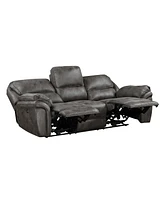 White Label Fleming 90" Power Double Reclining Sofa