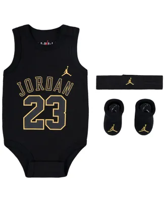 Jordan Baby Boys Mesh Jersey Gift Box, 3 Piece Set
