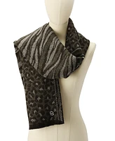 Michael Michael Kors Women's Animal-Print Jacquard Scarf