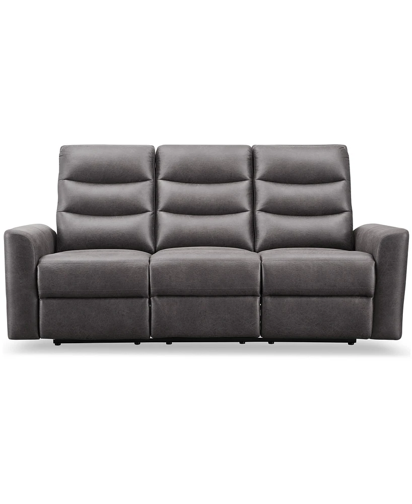 Bentley 70.5" Polyester Manual Reclining Sofa