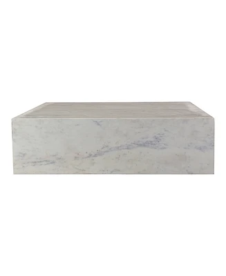 Nash 40" Marble Square Coffee Table