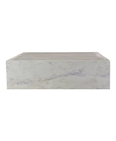 Nash 40" Marble Square Coffee Table