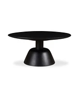 Nels 30" Wood Round Coffee Table