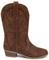 Sugar Little Girls Tammy Western Round Toe Pull-On Boots