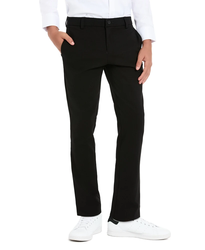 Michael Kors Big Boys Twill Classic Fit Machine Washable Stretch Dress Pants