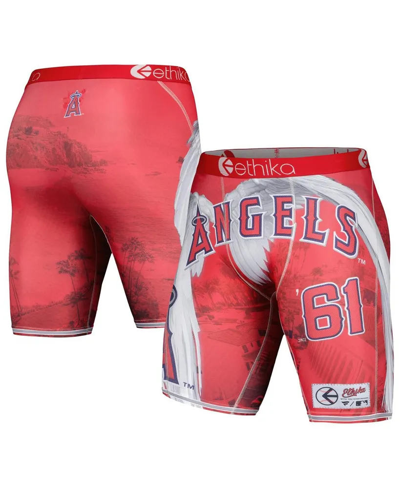 Men's Ethika Red Los Angeles Angels Jerseyscape Boxer Briefs