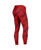 Women's Concepts Sport Red Tampa Bay Buccaneers Breakthrough Allover Print Lounge Leggings