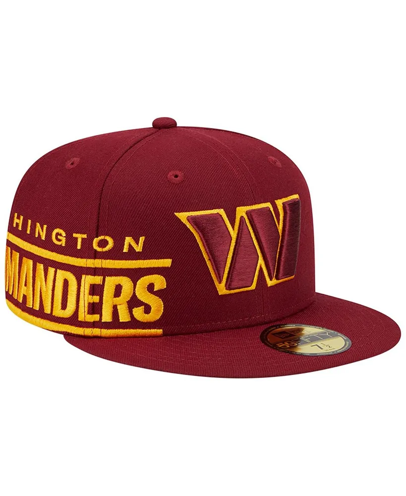 Washington Commanders New Era A-Frame Trucker 9FORTY Adjustable Hat -  Burgundy