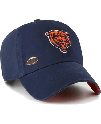 Women's '47 Brand Navy Chicago Bears Confetti Icon Clean Up Adjustable Hat