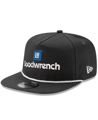 Men's New Era Black Richard Childress Racing Gm Goodwrench Golfer Snapback Hat