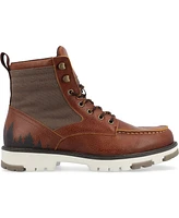 Territory Men's Timber Tru Comfort Foam Moc Toe Lace-up Ankle Boots