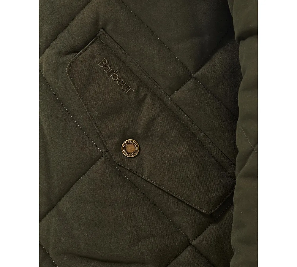 Barbour Men's Winter Chelsea Box Quilted Full-Zip Jacket