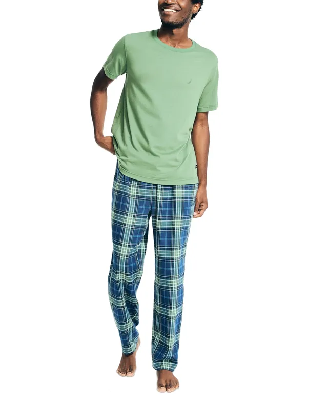 Nautica Men's 2-Pc. Classic-Fit Solid T-Shirt & Plaid Flannel