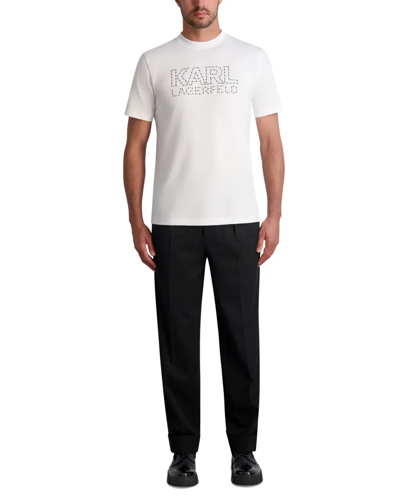 Karl Lagerfeld Paris White Label Men's Straight-Leg Dress Pants