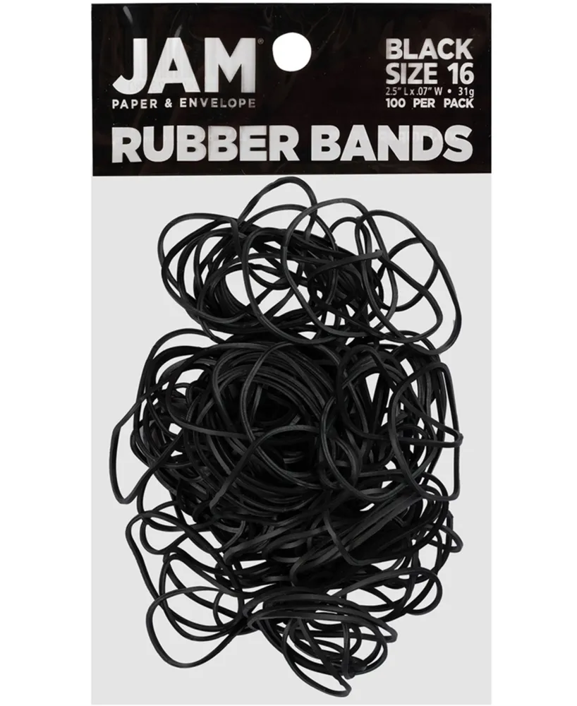 Jam Paper Colorful Rubber Bands - Size 33 - 100 Per Pack