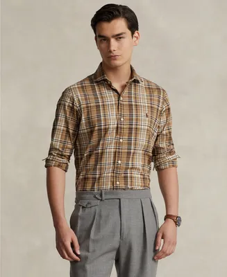 Polo Ralph Lauren Men's Classic-Fit Plaid Twill Shirt