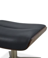 Janer 22" Leather Ottoman, Created for Macy's