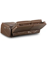 Hansley 2-Pc. Zero Gravity Power Recliner Leather Sofa, Created for Macy's