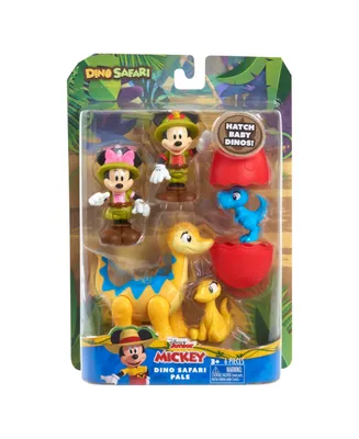 Disney Junior Mickey Mouse Dino Safari Pals 7-Piece Figure Set, Dinosaur