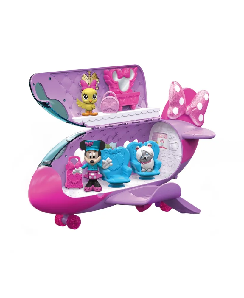 Macy's Disney Junior Minnie Mouse Bow Liner Jet Toy Figures and Playset