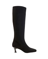 Katy Perry Women's The Zaharrah Square Toe Kitten Heel Regular Calf Boots