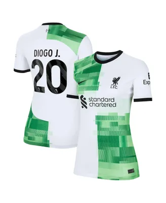 Women's Nike Diogo Jota White Liverpool 2023/24 Away Replica Player Jersey