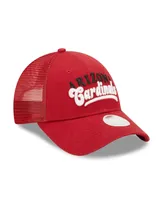 Women's New Era Cardinal Arizona Cardinals Team Trucker 9FORTY Snapback Hat